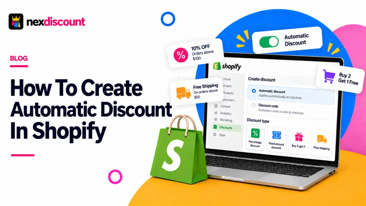 How to Create an Automatic Discount in Shopify: Full Guide