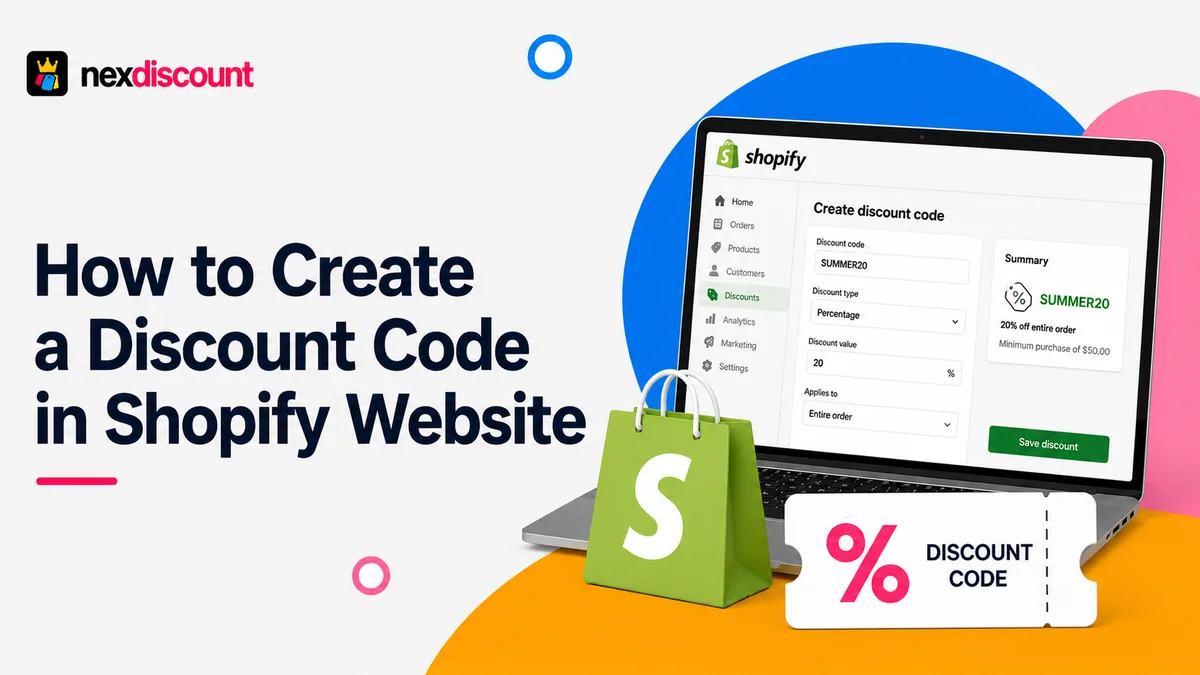 How to Create a Discount Code in Shopify Website