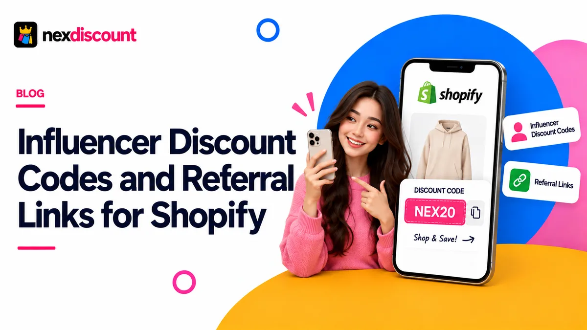 Influencer Discount Codes and Referral Links for Shopify: A Guide for Brands