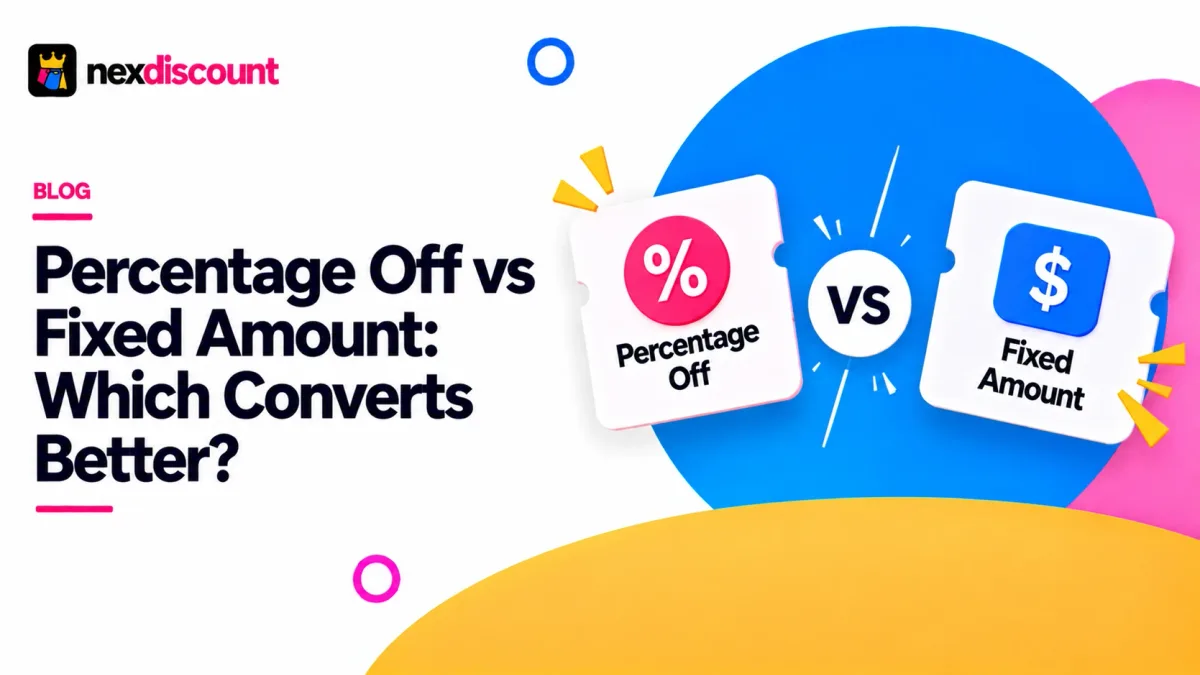 Percentage Off vs Fixed Amount: Which Converts Better?