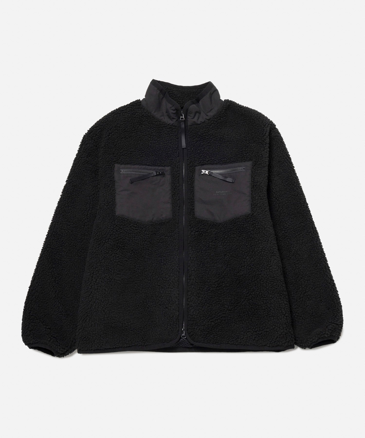 Black fleece jacket