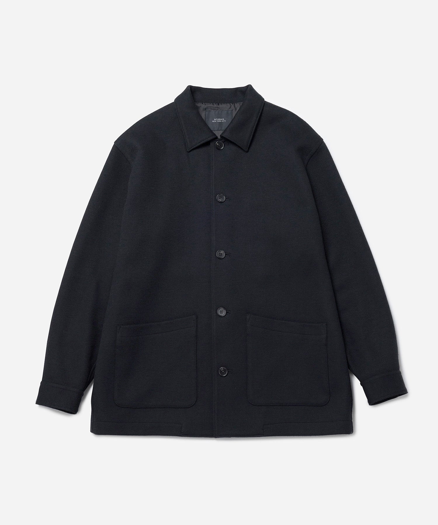 Navy shirt jacket